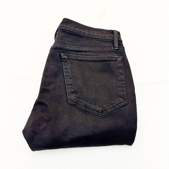 Frame L'Homme Skinny Noir Black Denim Jeans Zip Fly LMHK795 Size 29 - Picture 1 of 8